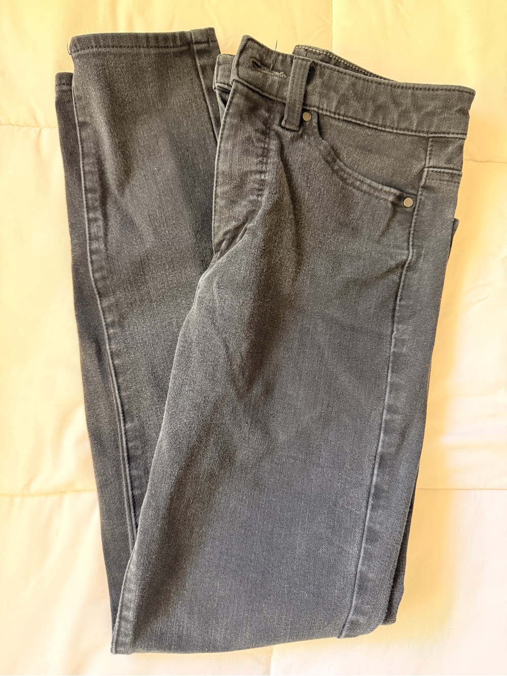 Women’s Black Straight-Leg stretch jeans